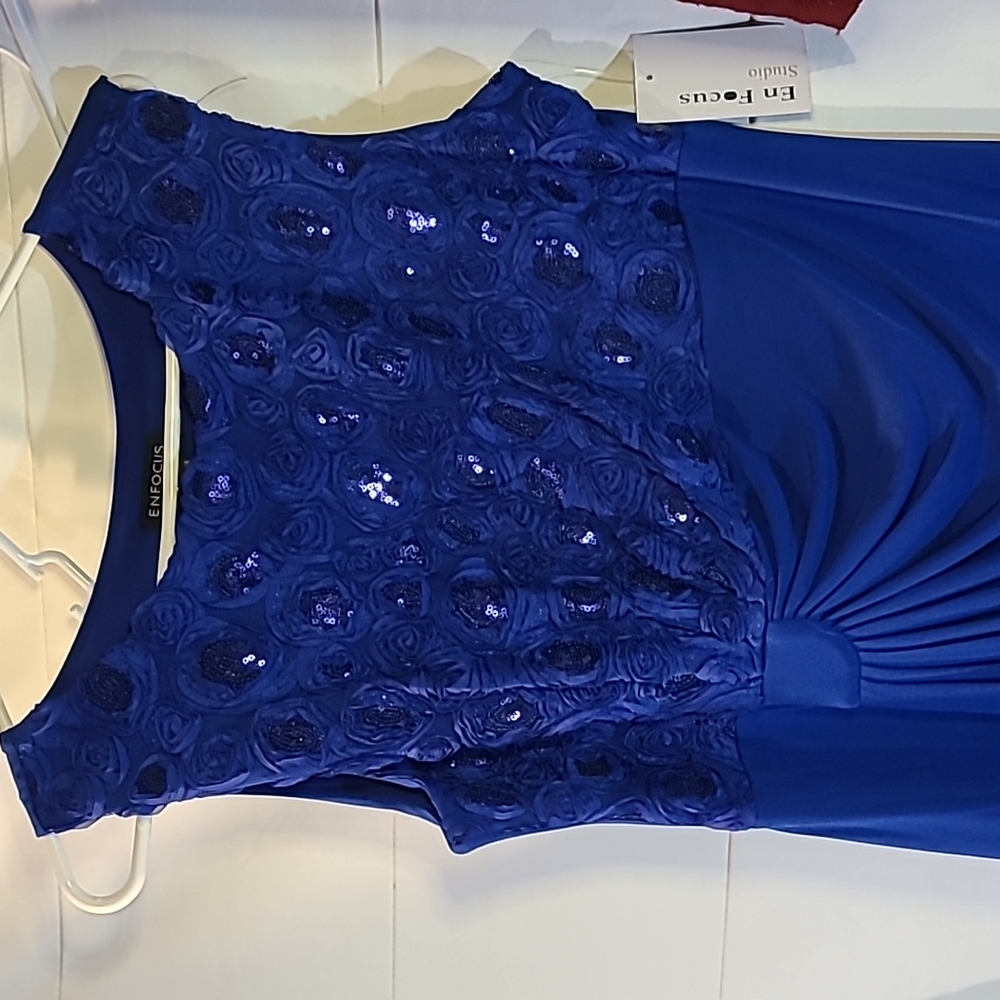 Enfocus Size 14w Midi Cocktail Dress - Picture 2 of 5